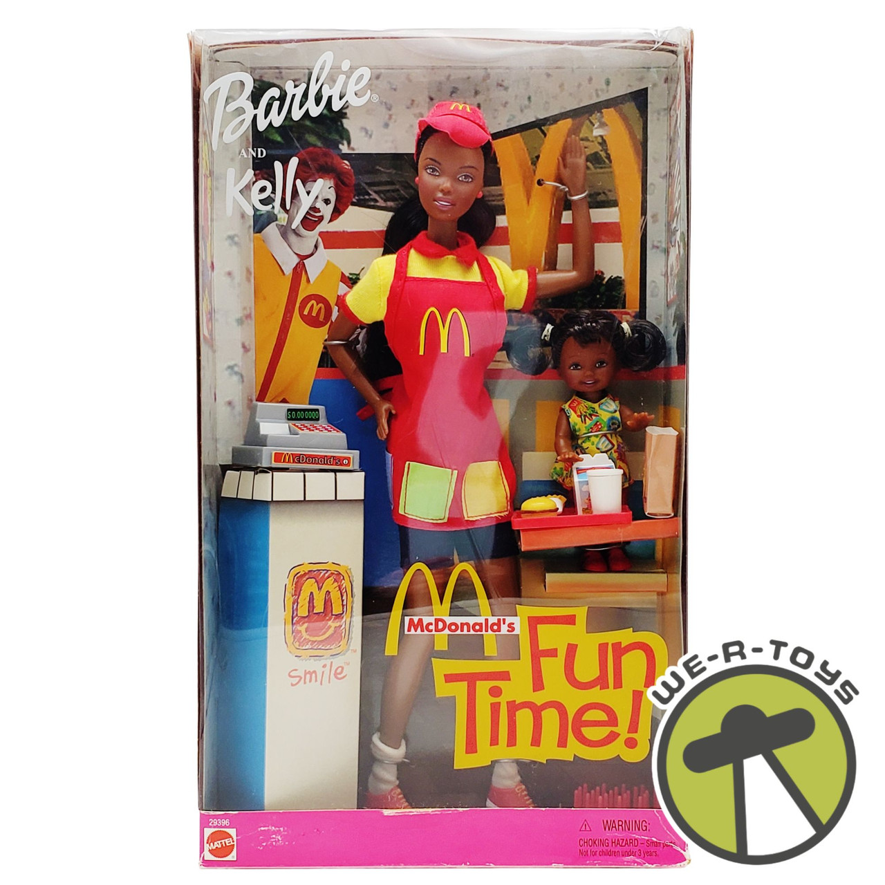 エレマックス　インディーズソフビ Barbie and Kelly McDonalds Fun Time Dolls African American 2001