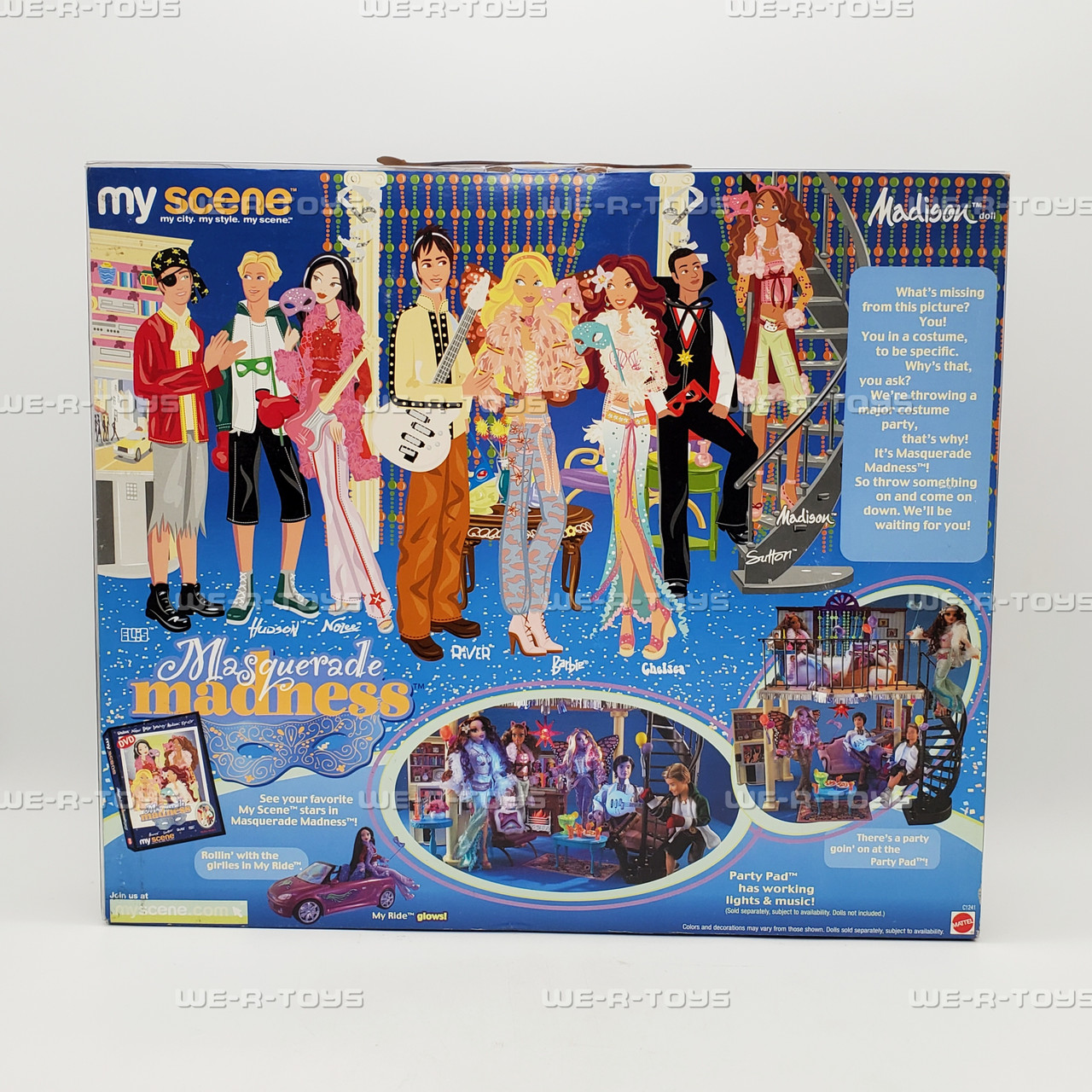 トランプ Dolls & Roses,NYMPHS & VAMPS set Barbie My Scene Madison Masquerade Madness Doll Mattel 2004 #C1241