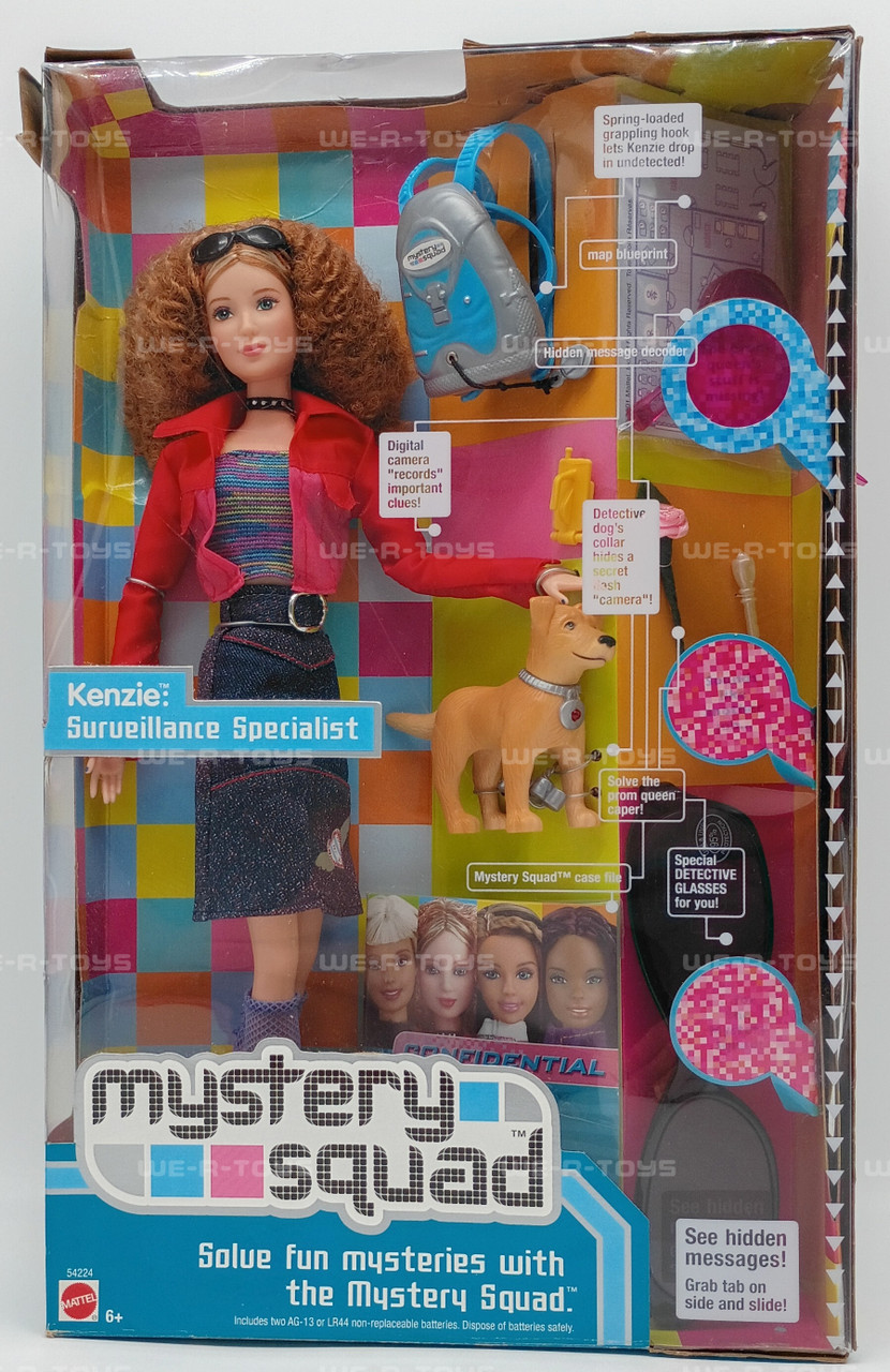Barbie Mystery Squad Kenzie Surveillance Specialist Doll 2002