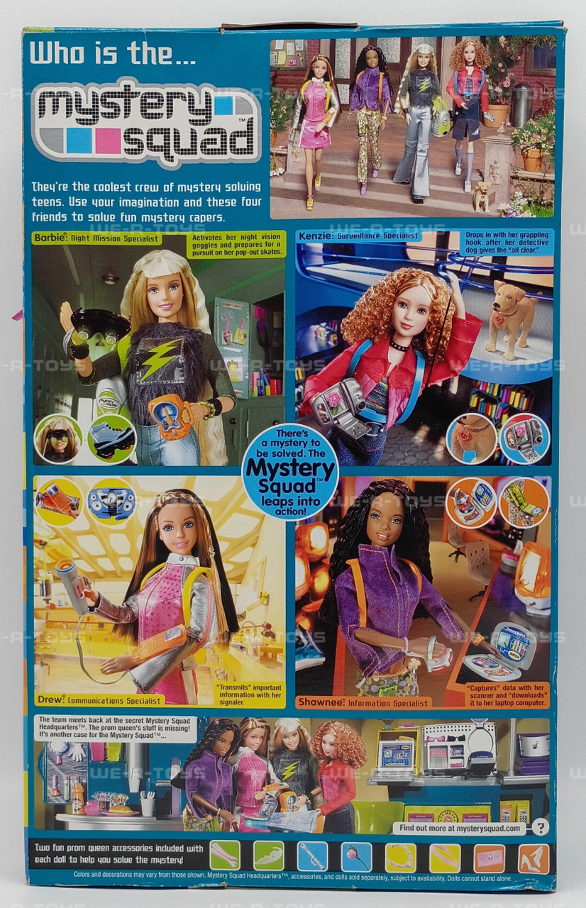 Barbie Mystery Squad Kenzie Surveillance Specialist Doll 2002