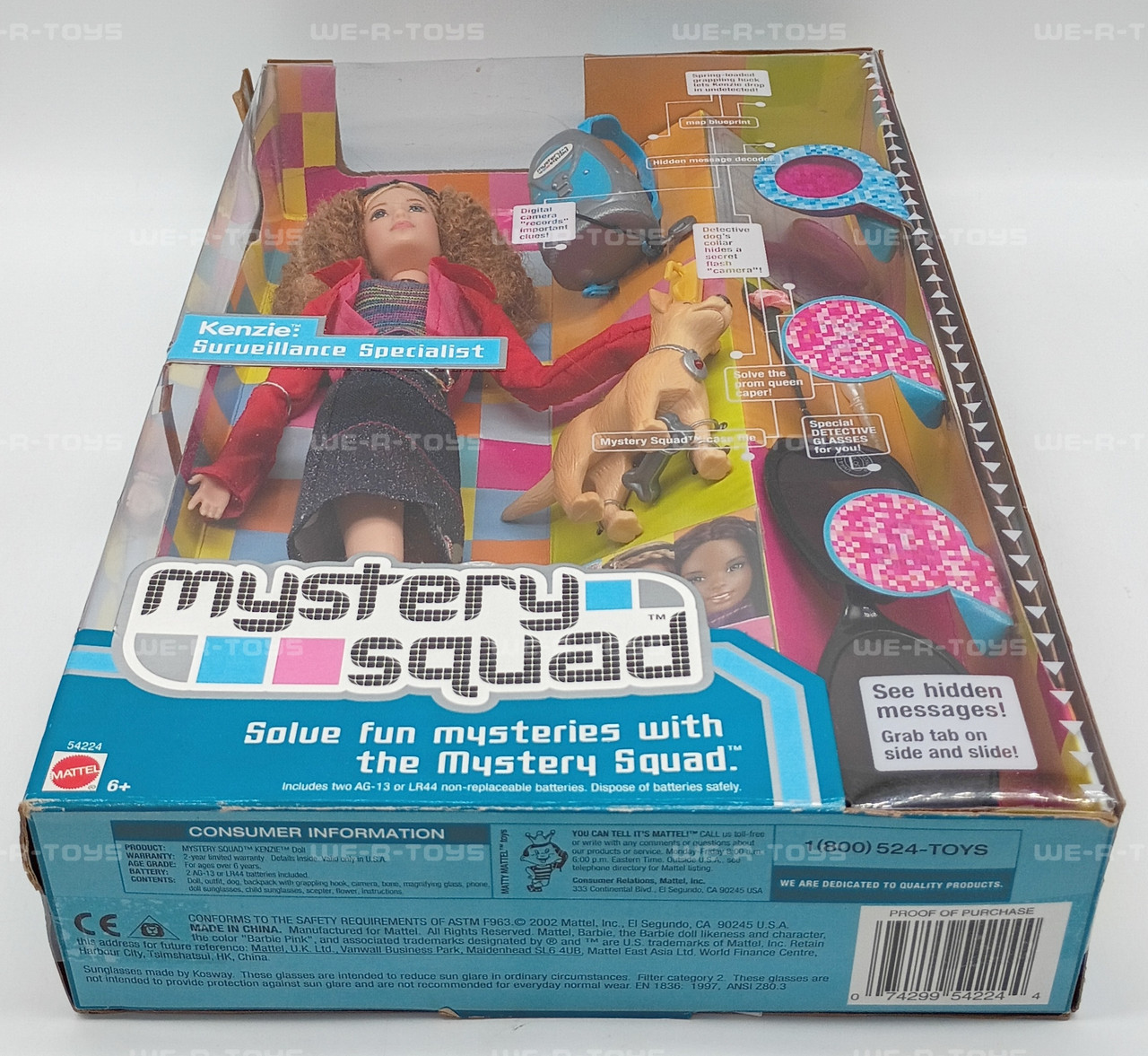Barbie Mystery Squad Kenzie Surveillance Specialist Doll 2002