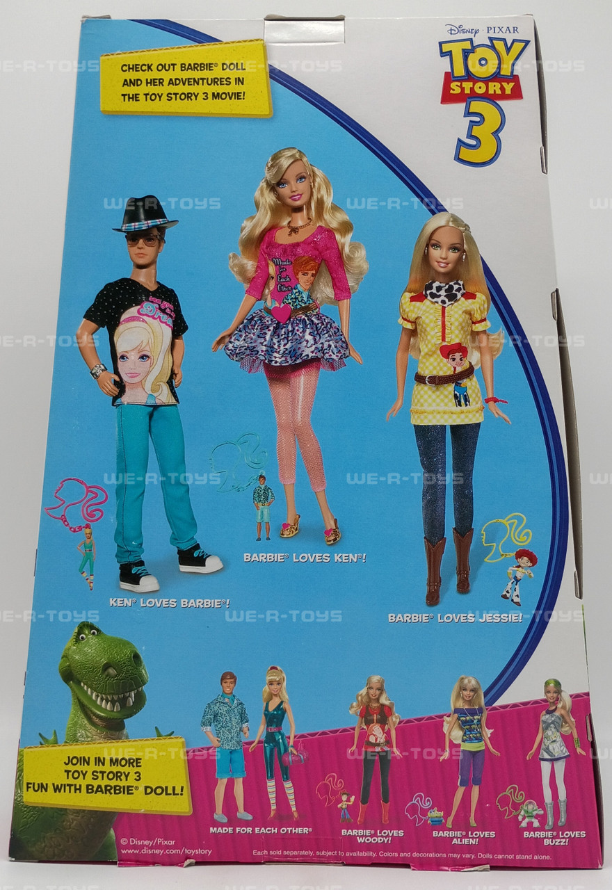Barbie Disney Pixar Toy Story 3 Ken Loves Barbie Ken Doll 2009