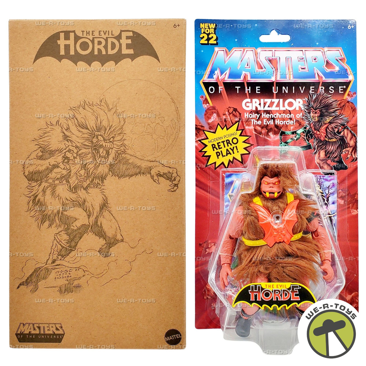 Masters of the Universe Origins Grizzlor Action Figure 2022 Mattel