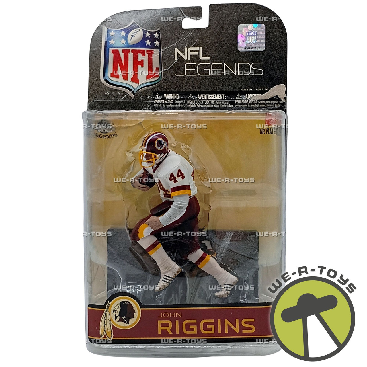 NFL Legends John Riggins #44 Washington Redskins Action Figure