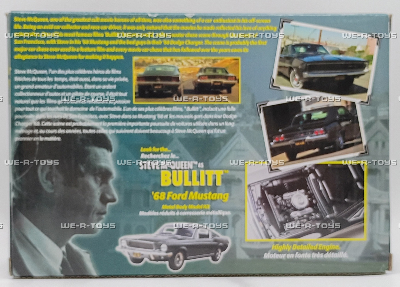 Revell Steve McQueen As Bullitt '68 Black Dodge Charger Vehicle