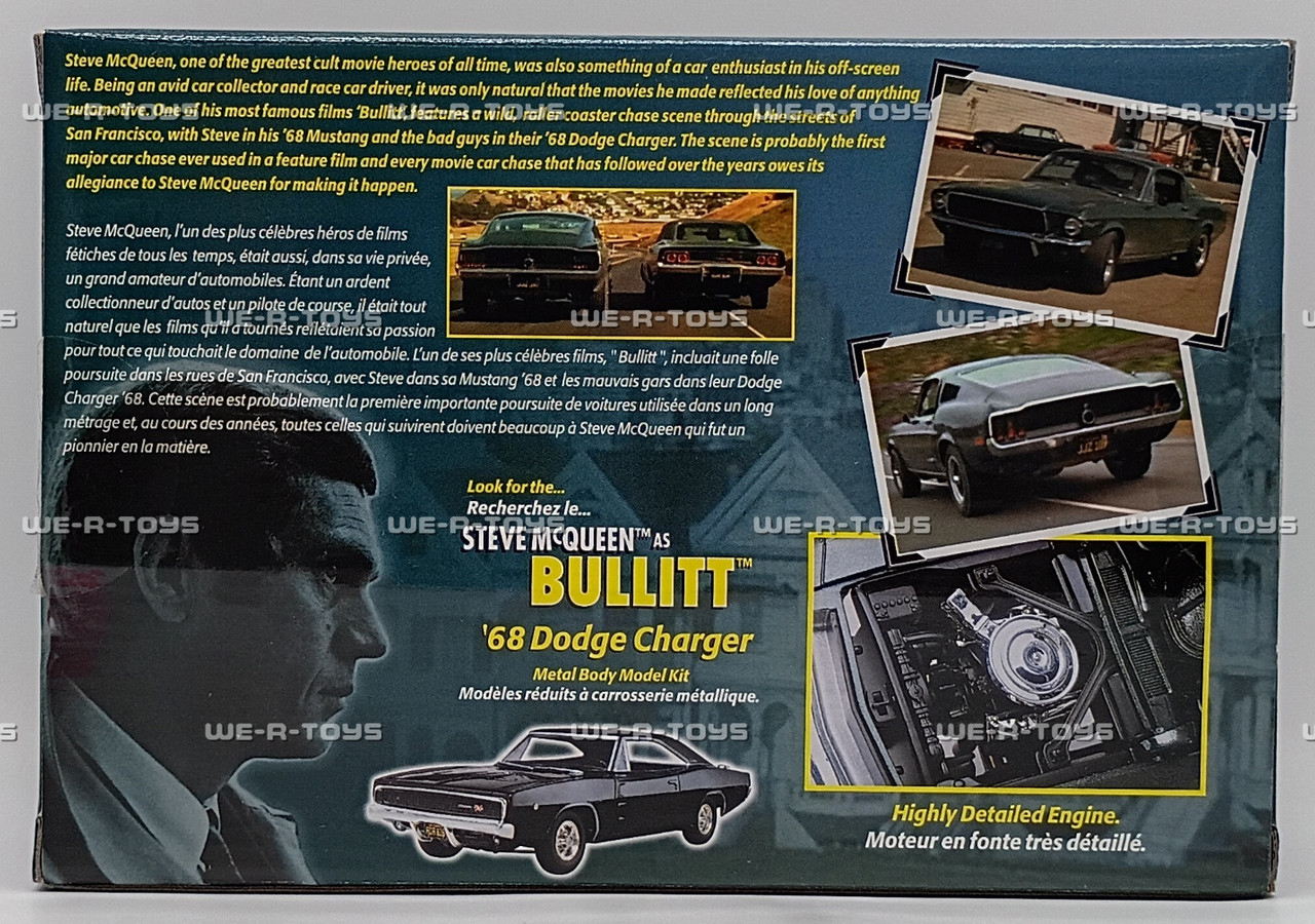 Revell Steve McQueen As Bullitt '68 Green Ford Mustang Vehicle