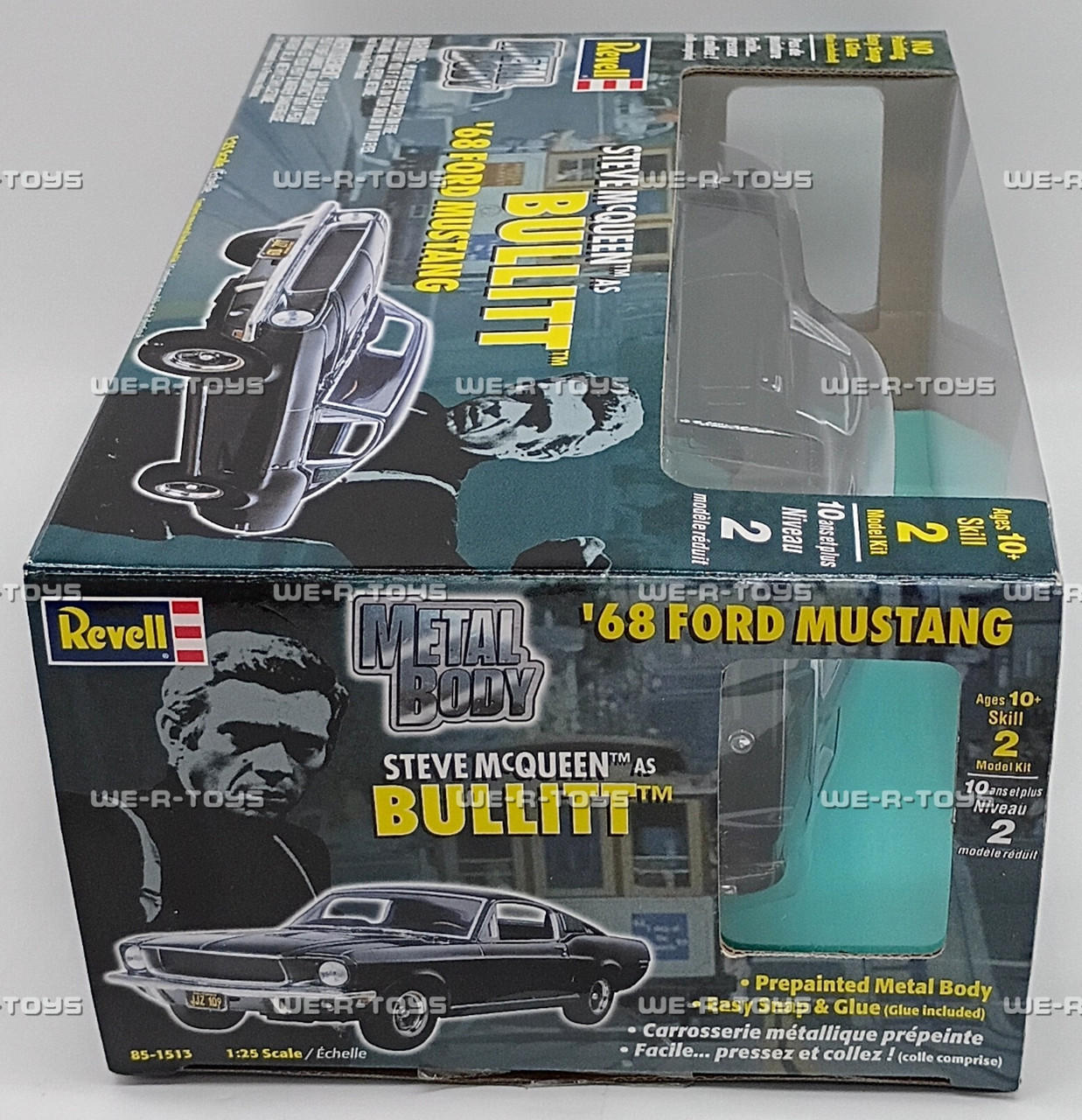 Revell Steve McQueen As Bullitt '68 Green Ford Mustang Vehicle