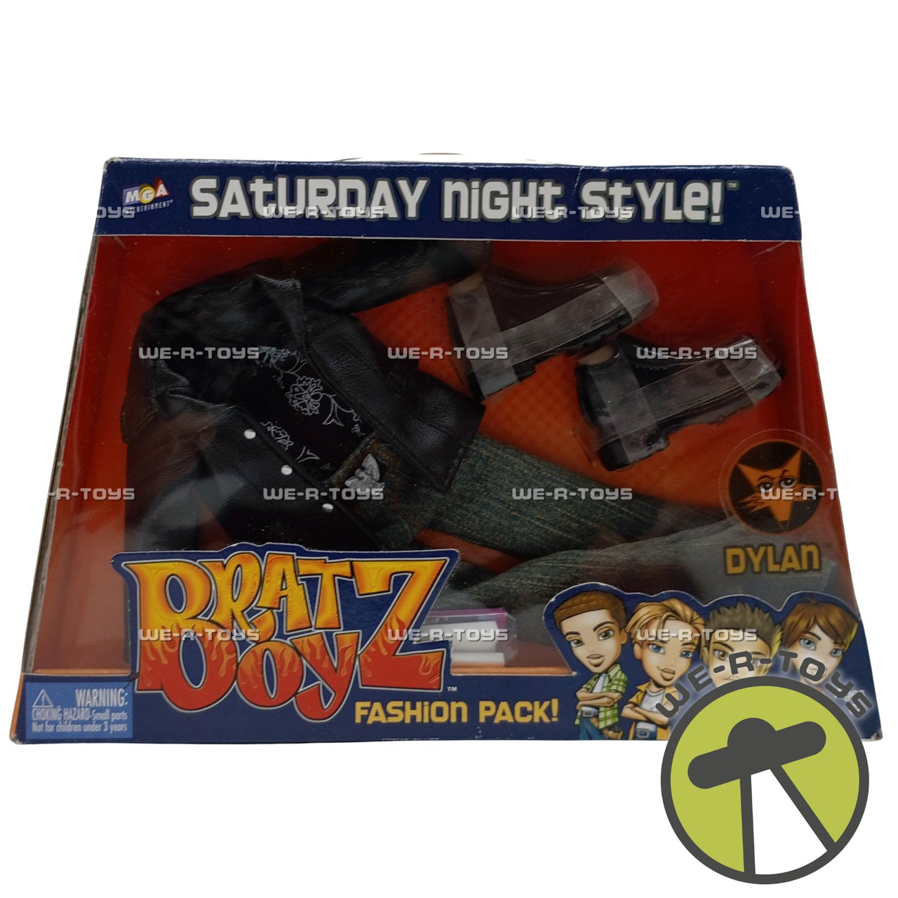 Bratz Boyz Dylan Fashion Pack Saturday Night Style 2003 MGA Ent