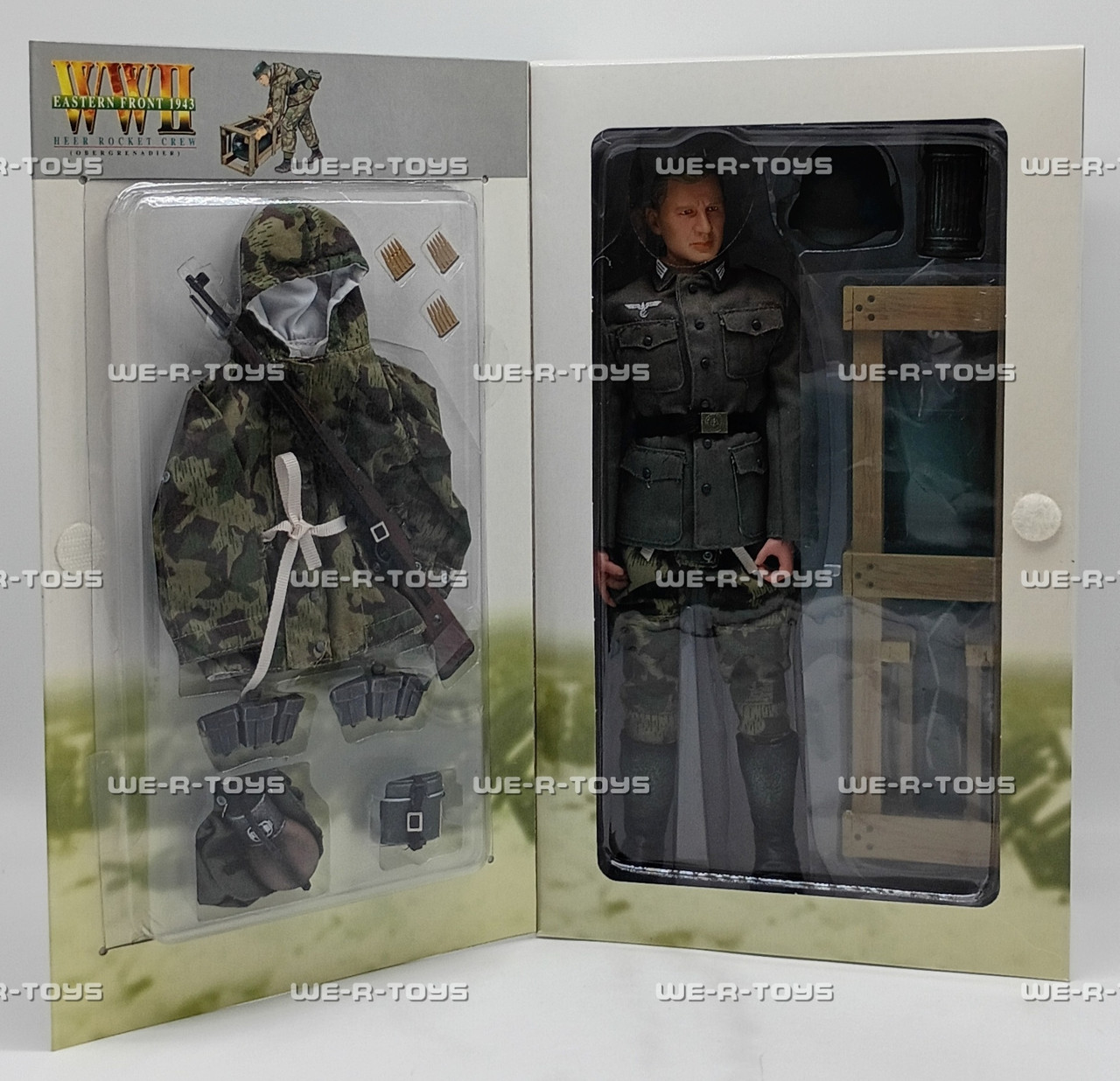 Dragon WWII Eastern Front 1943 Heer Rocket Crew Kurz Action Figure