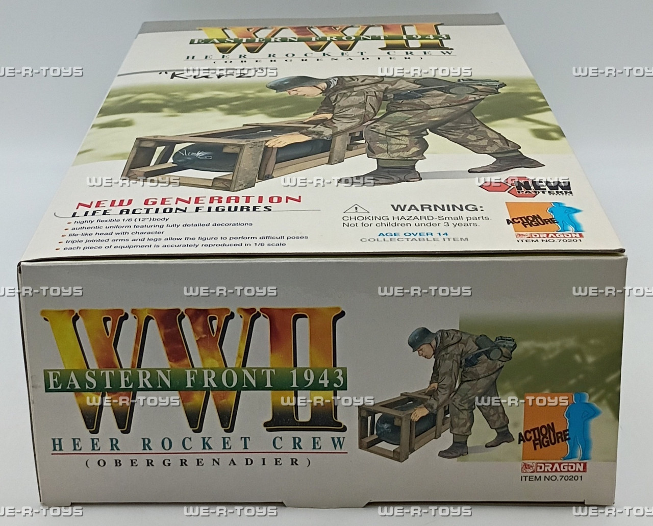 Dragon WWII Eastern Front 1943 Heer Rocket Crew Kurz Action Figure