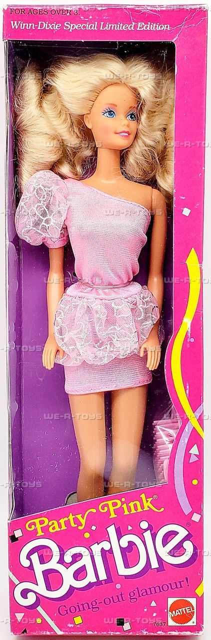 Party Pink Barbie Winn-Dixie Special Limited Edition Doll 1989