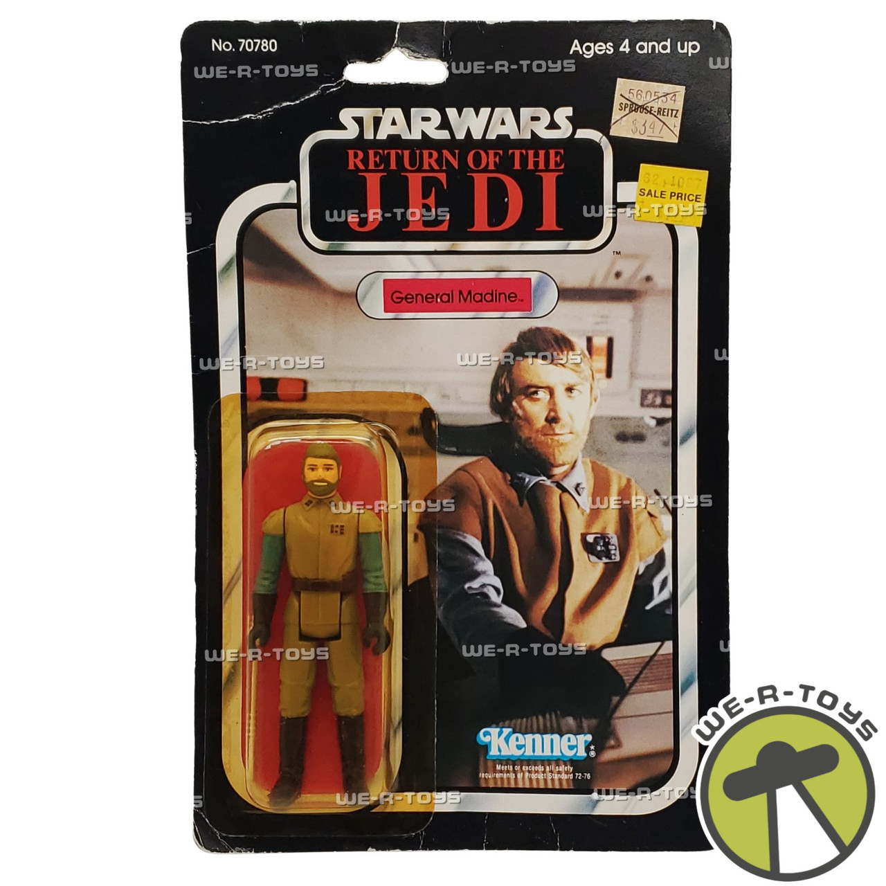 Star Wars Return of the Jedi General Madine 77 Back Card Figure