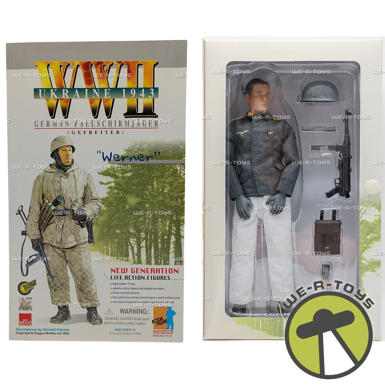 Dragon WWII Ukraine 1943 German Fallschirmjager 'Werner' Action