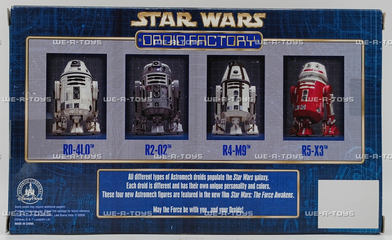 Star Wars Droid Factory Disney Parks Exclusive Set of 4 Action