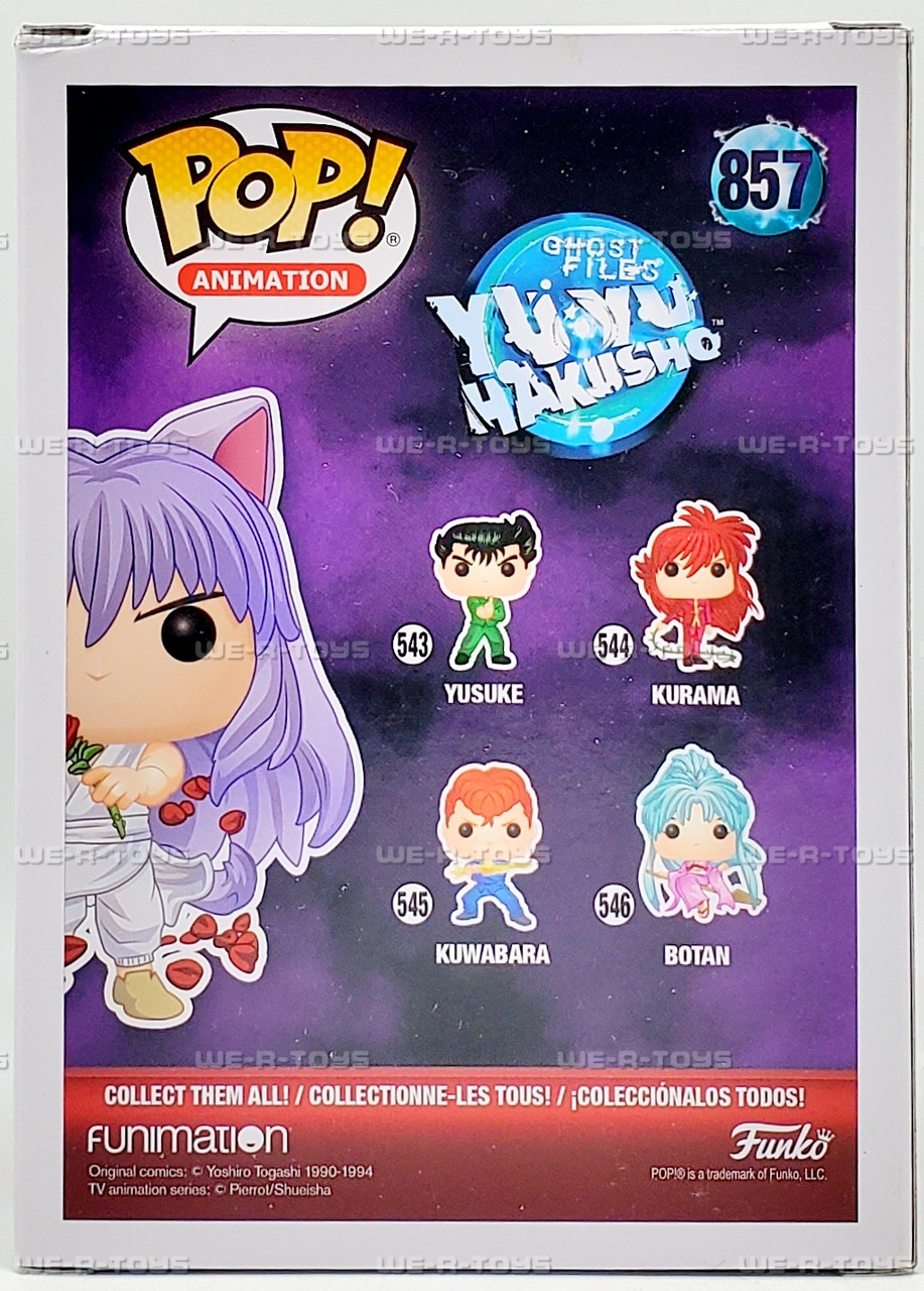Funko POP Animation Ghost Files Yu Yu Hakusho Yoko Kurama 857
