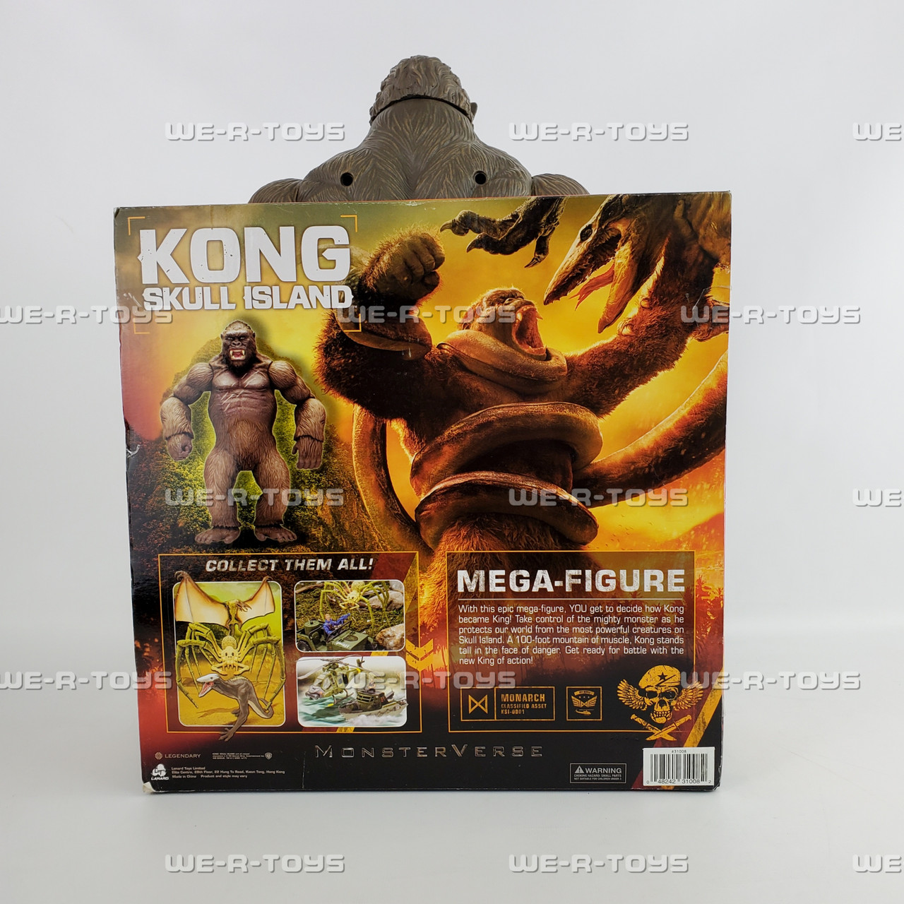 ＄未使用保管品 Lanard KING KONG SKULL ISLAND Posable MEGA FIGURE キングコング 髑髏島の巨神 18インチ ポーザブルメガフィギュア＄M278 Lanard King Kong Skull Island Deluxe Posable 18\" Action Figure Toy