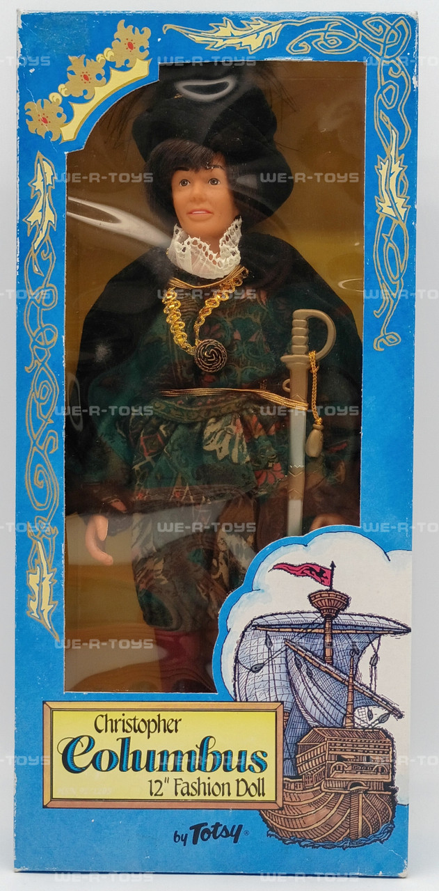 Christopher Columbus 12 Inch Fashion Male Doll by Totsy New - We-R