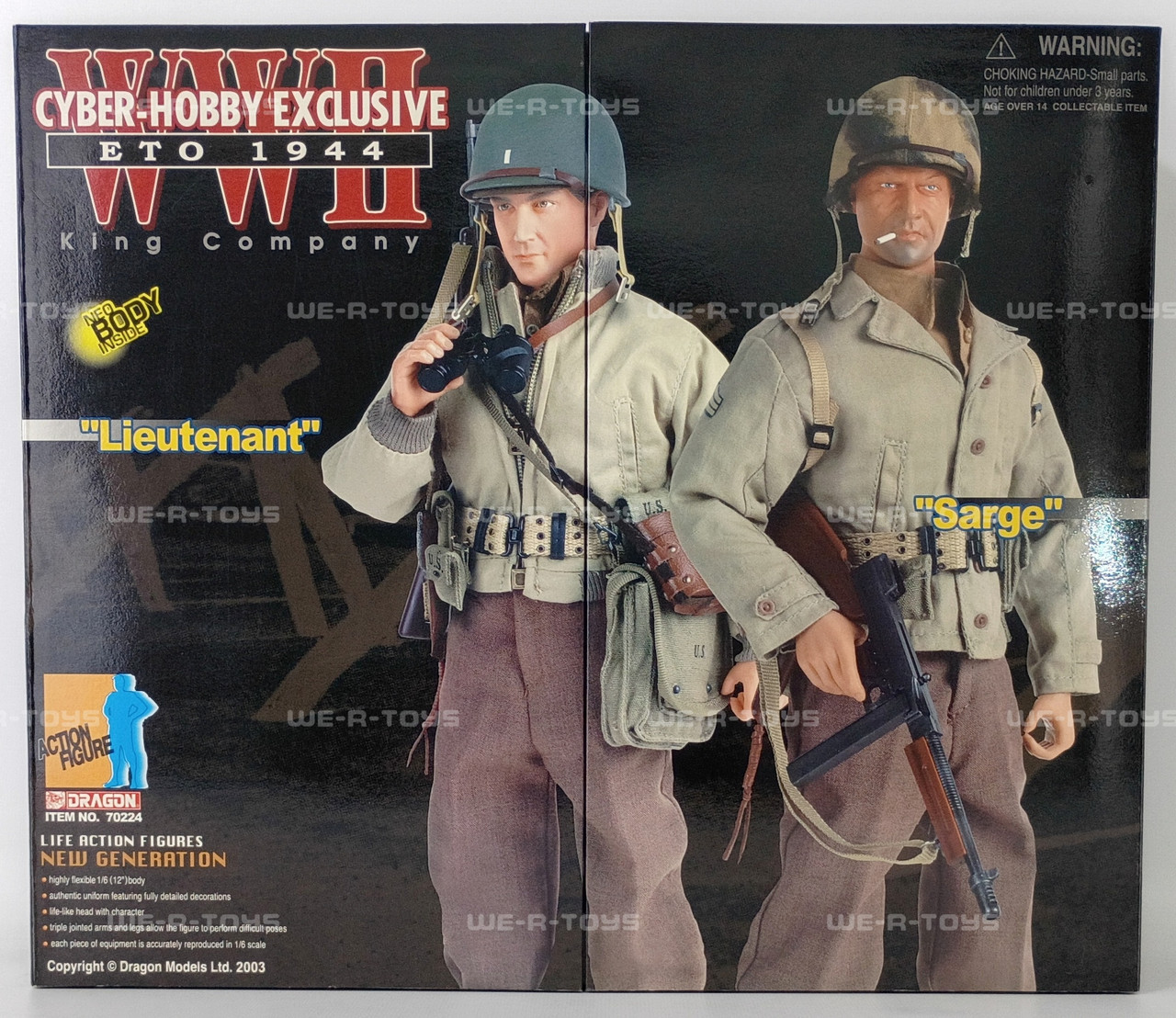 Dragon WWII ETO 1944 King Company Lietenant & Sarge Two Action