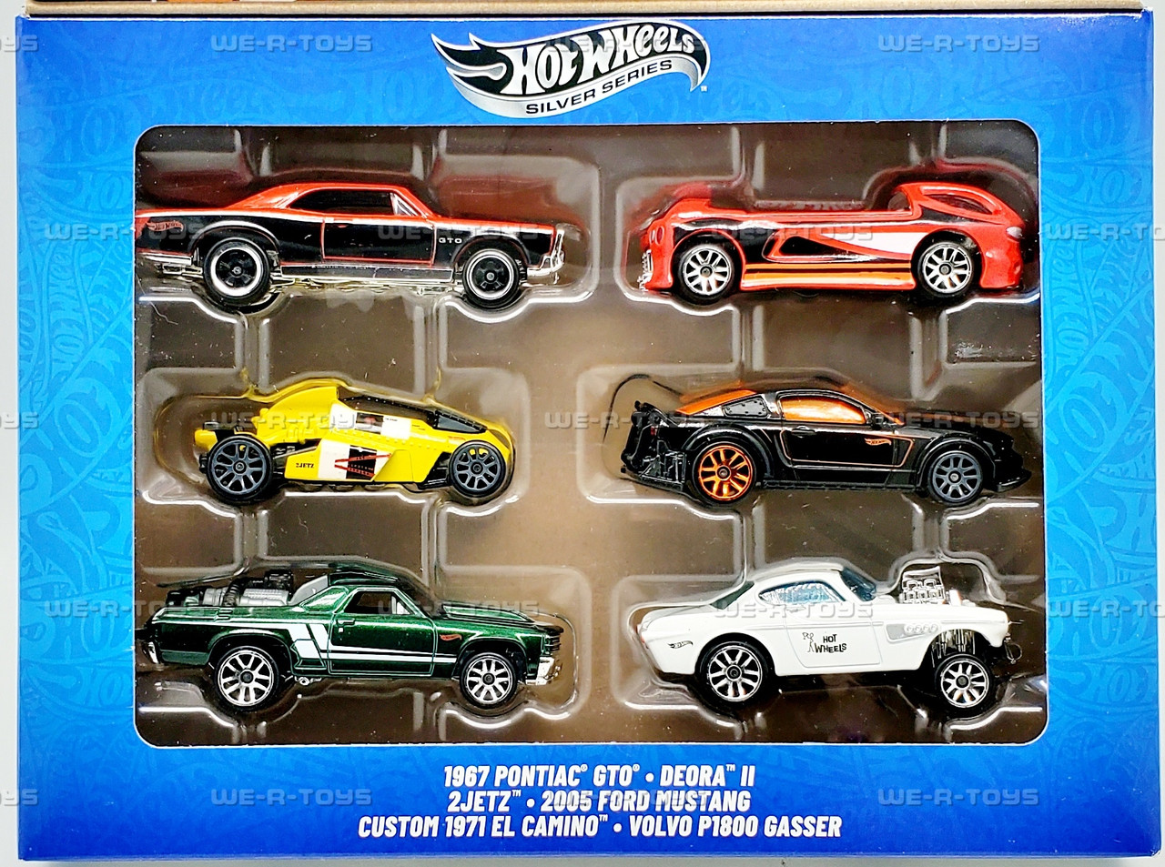 Hot Wheels Silver Series Legends Tour 6 Vehicle Set 2024 Mattel