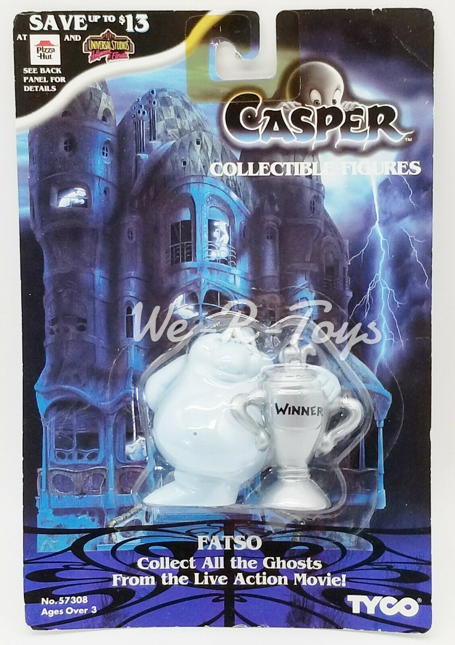Casper Lot of 3 Collectible Ghost Figures Stinkie Stretch Fatso