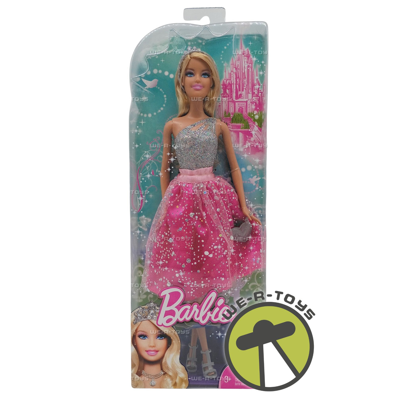 Barbie Glitter Magic Princess Doll In Pink & Silver DressR6391 Mattel 2009 New - We-R-Toys Barbie Glitter Magic Princess Doll In Pink & Silver DressR6391 Mattel 2009 New - We-R-Toys