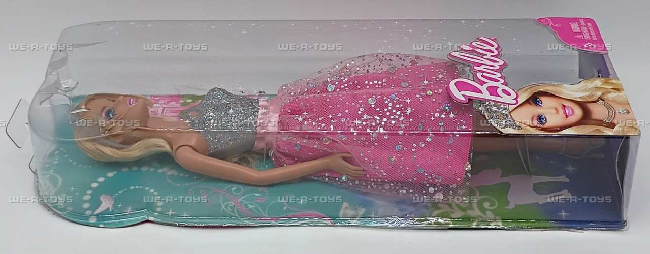 Barbie Glitter Magic Princess Doll In Pink & Silver DressR6391 Mattel 2009 New - We-R-Toys Barbie Glitter Magic Princess Doll In Pink & Silver DressR6391 Mattel 2009 New - We-R-Toys