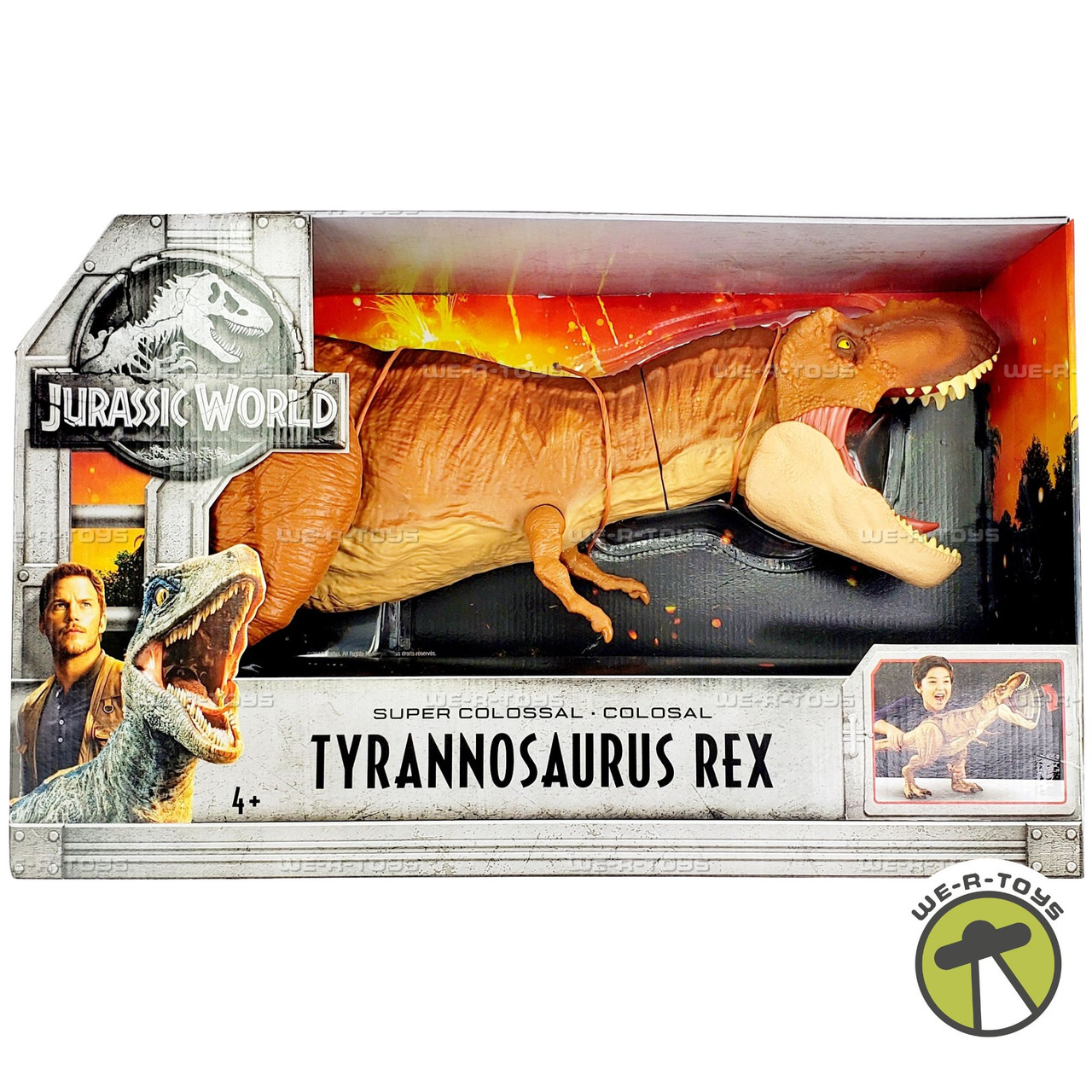 REX Jurassic World Super Colossal Tyrannosaurus Rex Mattel 57713 - We