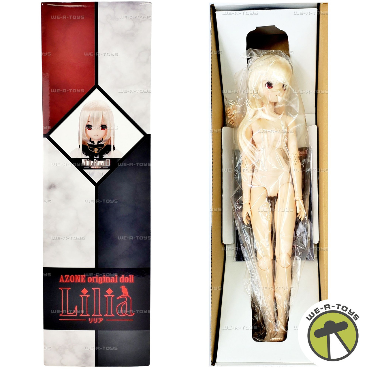 アゾン スターダストナイトメア リリア White RavenⅢ ドール Black Raven Series Lilia White Raven 3 The Stardust Nightmare Doll
