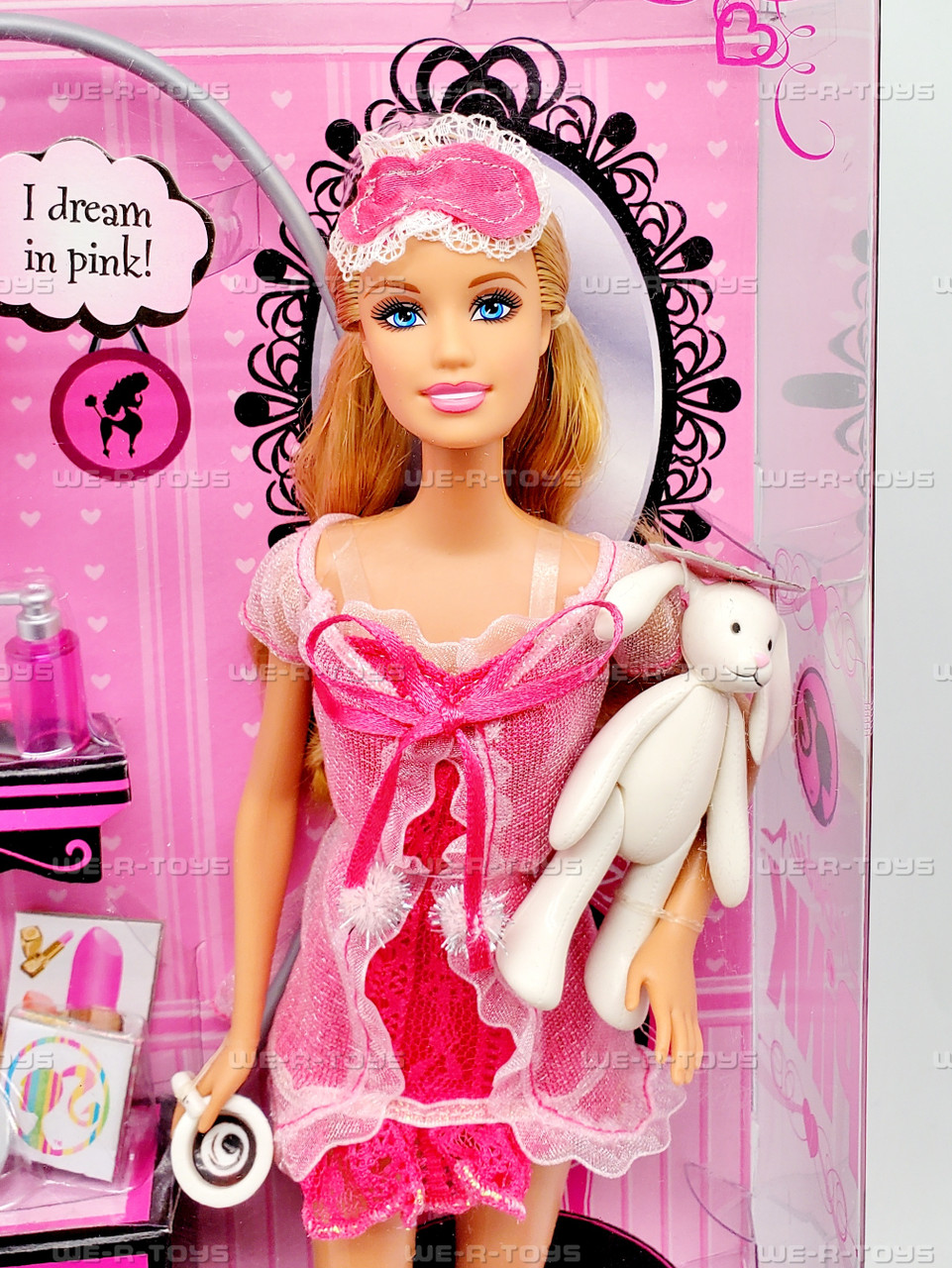 Barbie Color Your World Pink Slumber Party Doll 2008 Mattel N6184