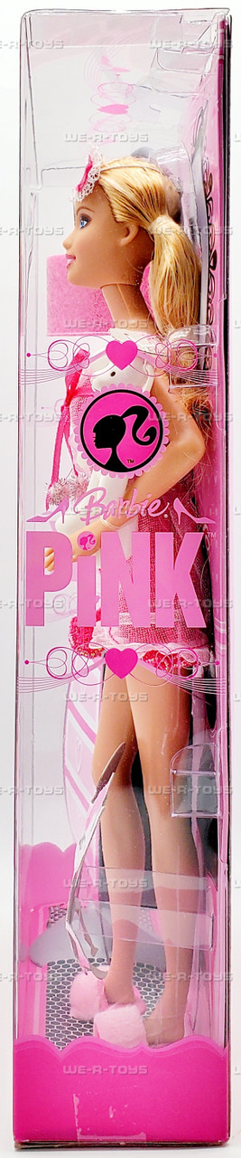 Barbie Color Your World Pink Slumber Party Doll 2008 Mattel N6184