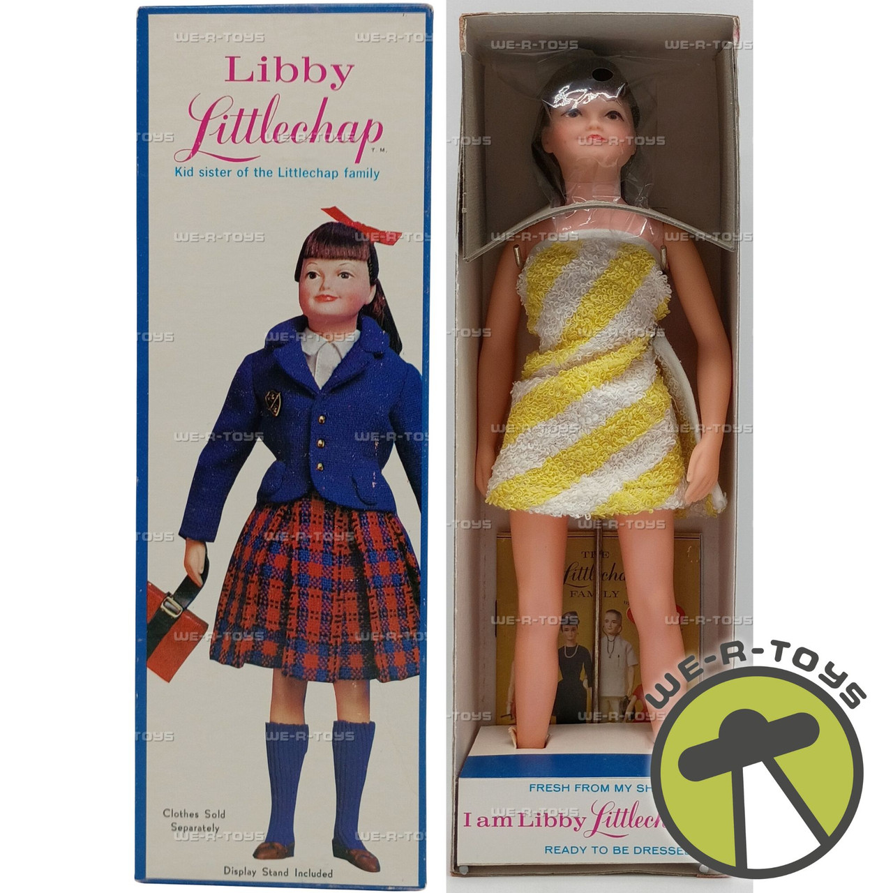 The Littlechap Family Kid Sister Libby Littlechap Doll 1963 Remco