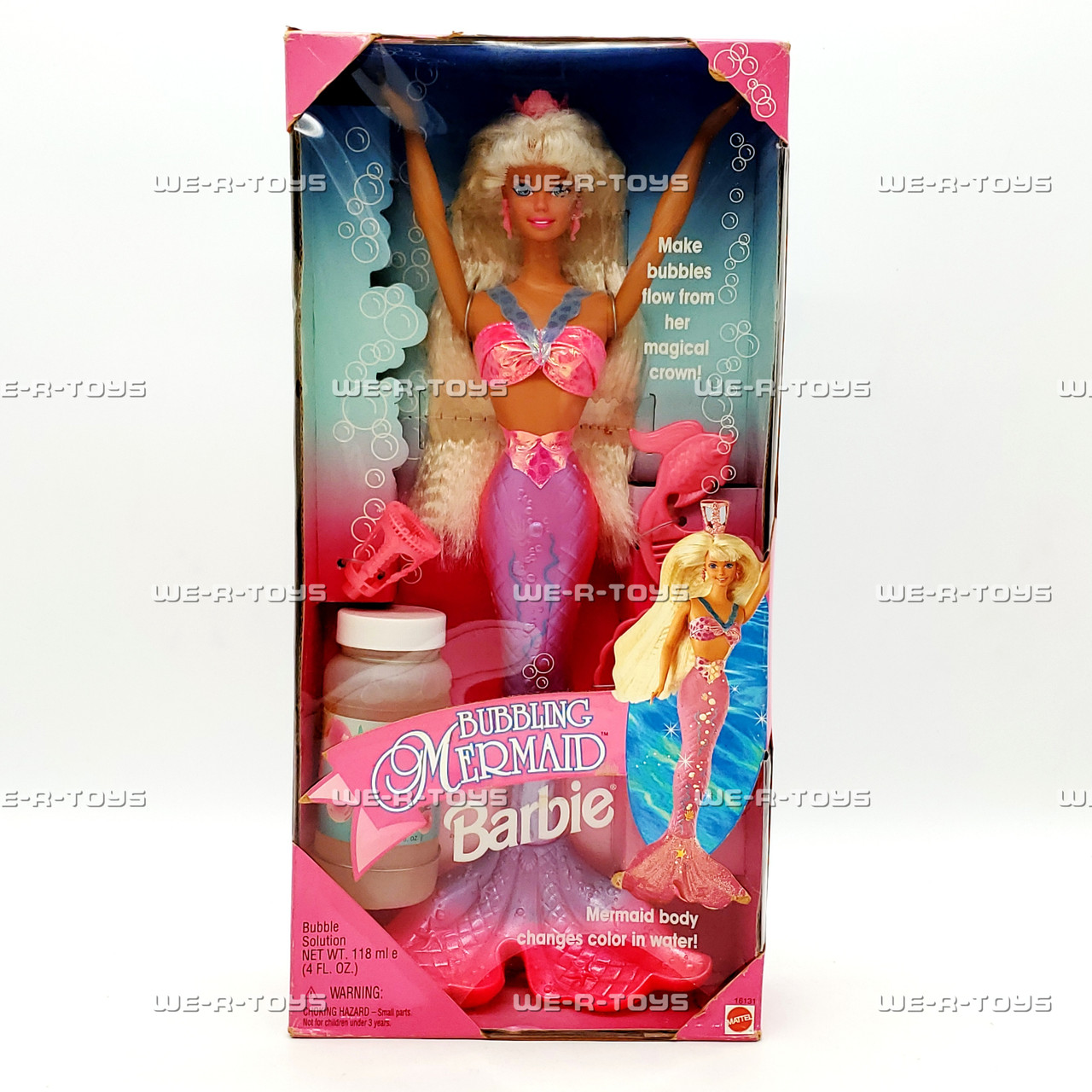 Bubbling Mermaid Barbie Doll 1996 Mattel Item No. 16131 - We-R-Toys
