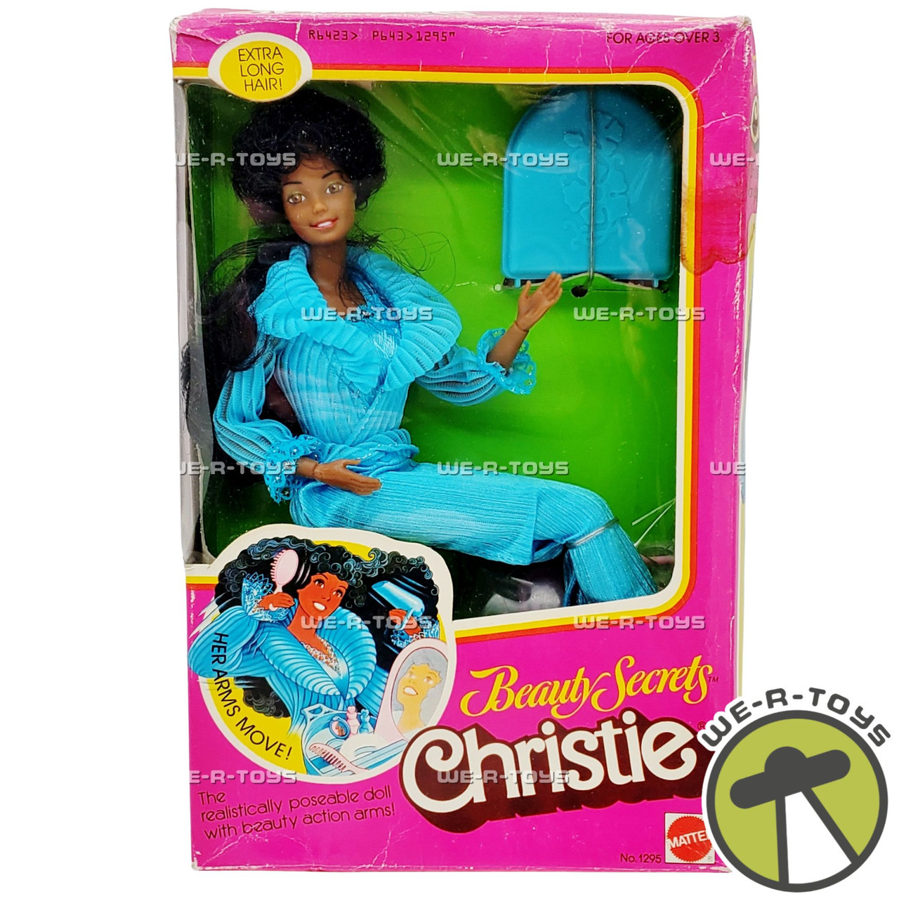Barbie Beauty Secrets Christie Doll Arms Move Poseable 1979 Mattel