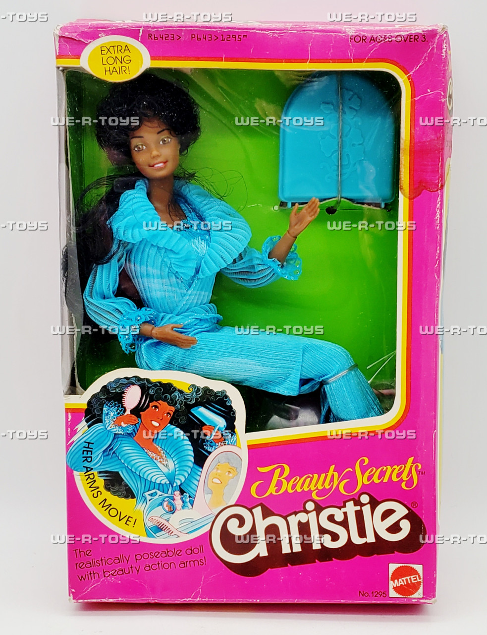 Barbie Beauty Secrets Christie Doll Arms Move Poseable 1979 Mattel