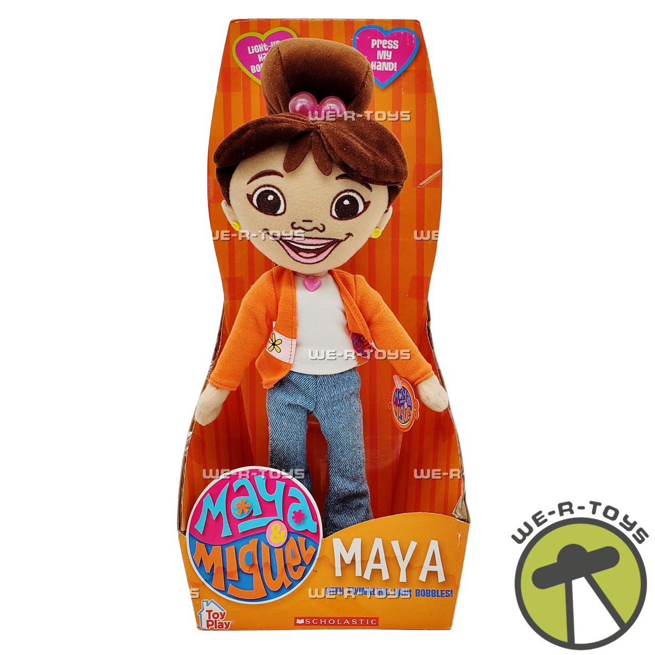 Maya and Miguel Maya Plush Sounds 096930 Toy Play Scholastic NEW