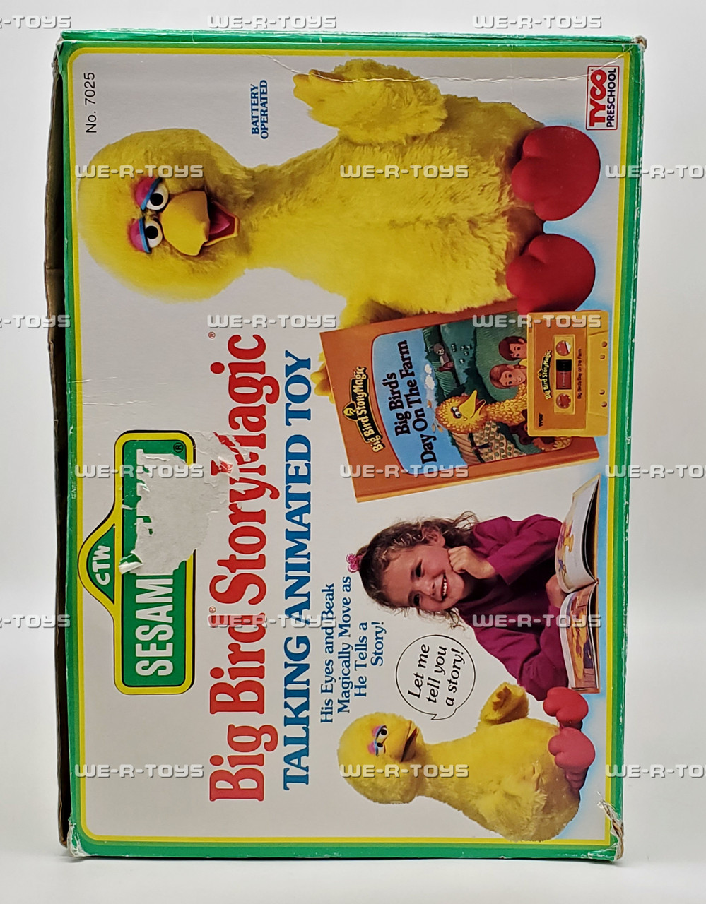 Sesame Street Big Bird Story Magic Talking Animated Toy with