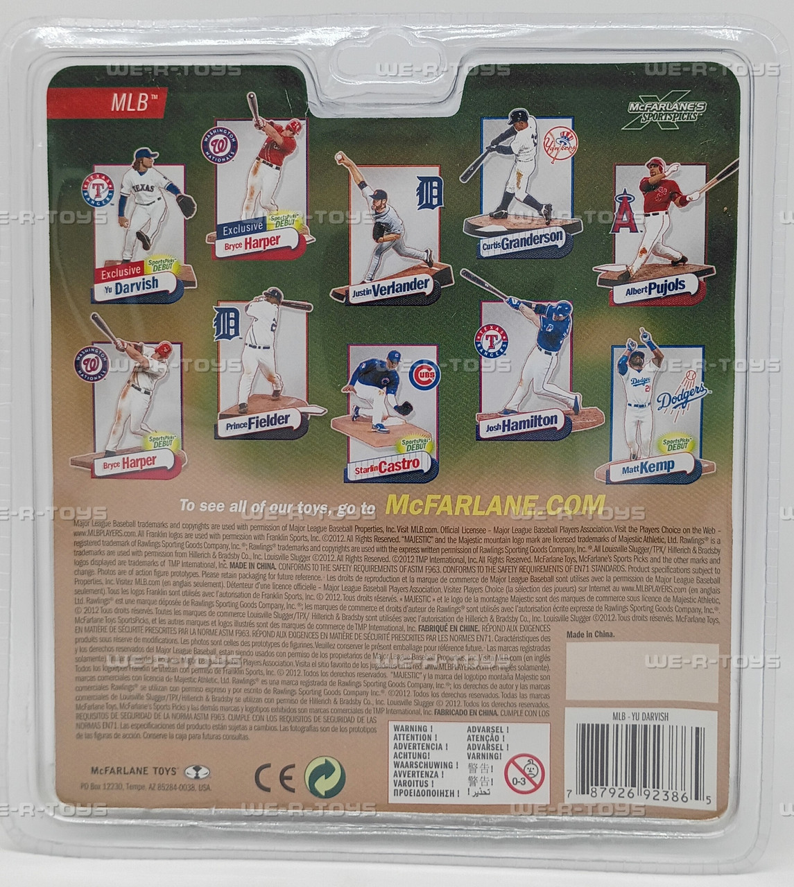 MLB McFarlane's Sports Picks #11 Yu Darvish Texas Rangers Action