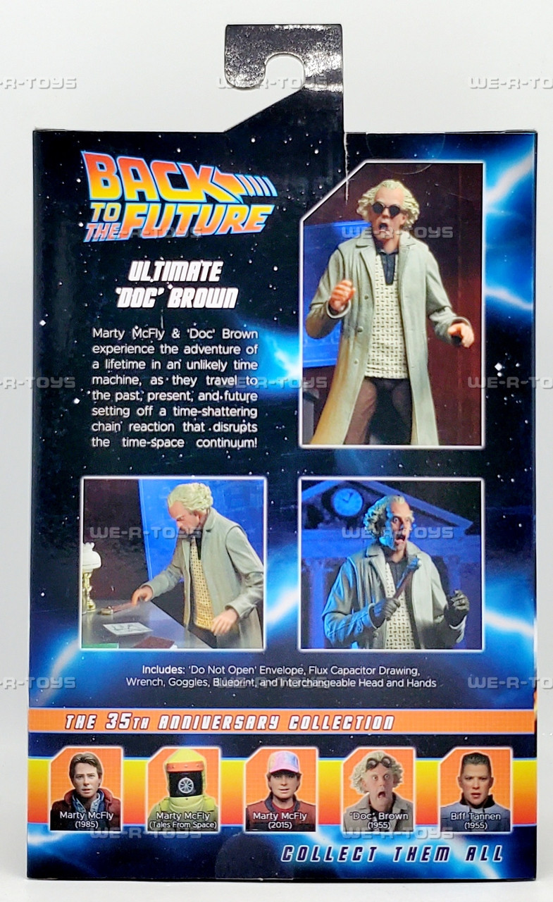 Back to The Future Ultimate Doc Brown Action Figure NECA 53614