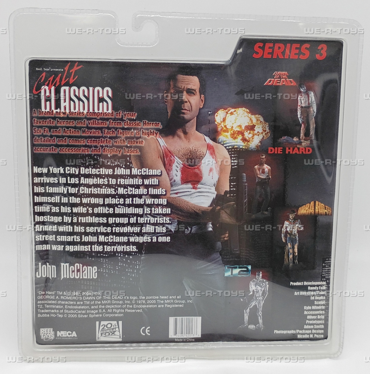 Die Hard John McClane Action Figure Cult Classics 3 NECA New 2005