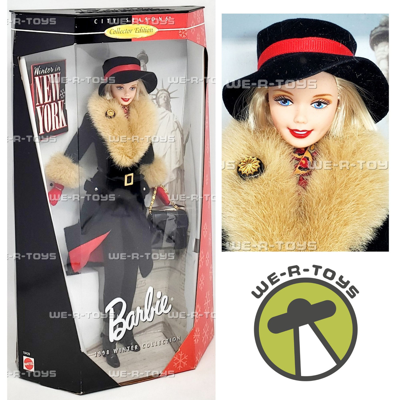 Winter In New York Barbie Doll City Seasons Winter Collection 1998