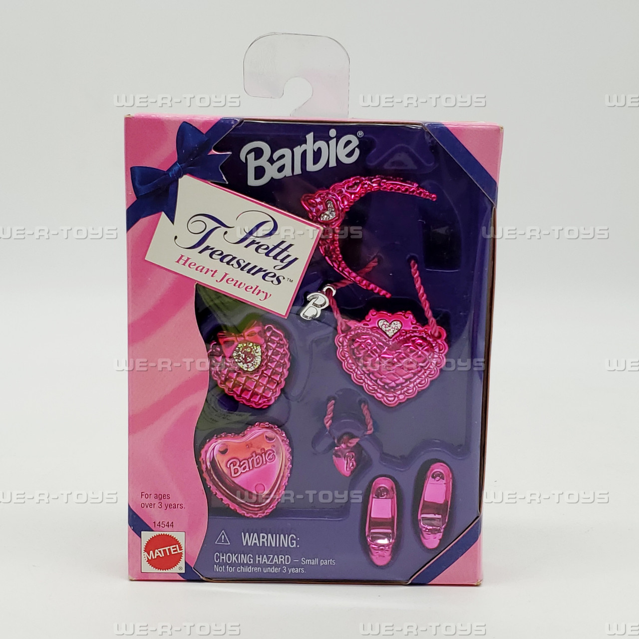 Barbie Pretty Treasures Heart Jewlery 1996 Mattel 14544 NEW - We-R