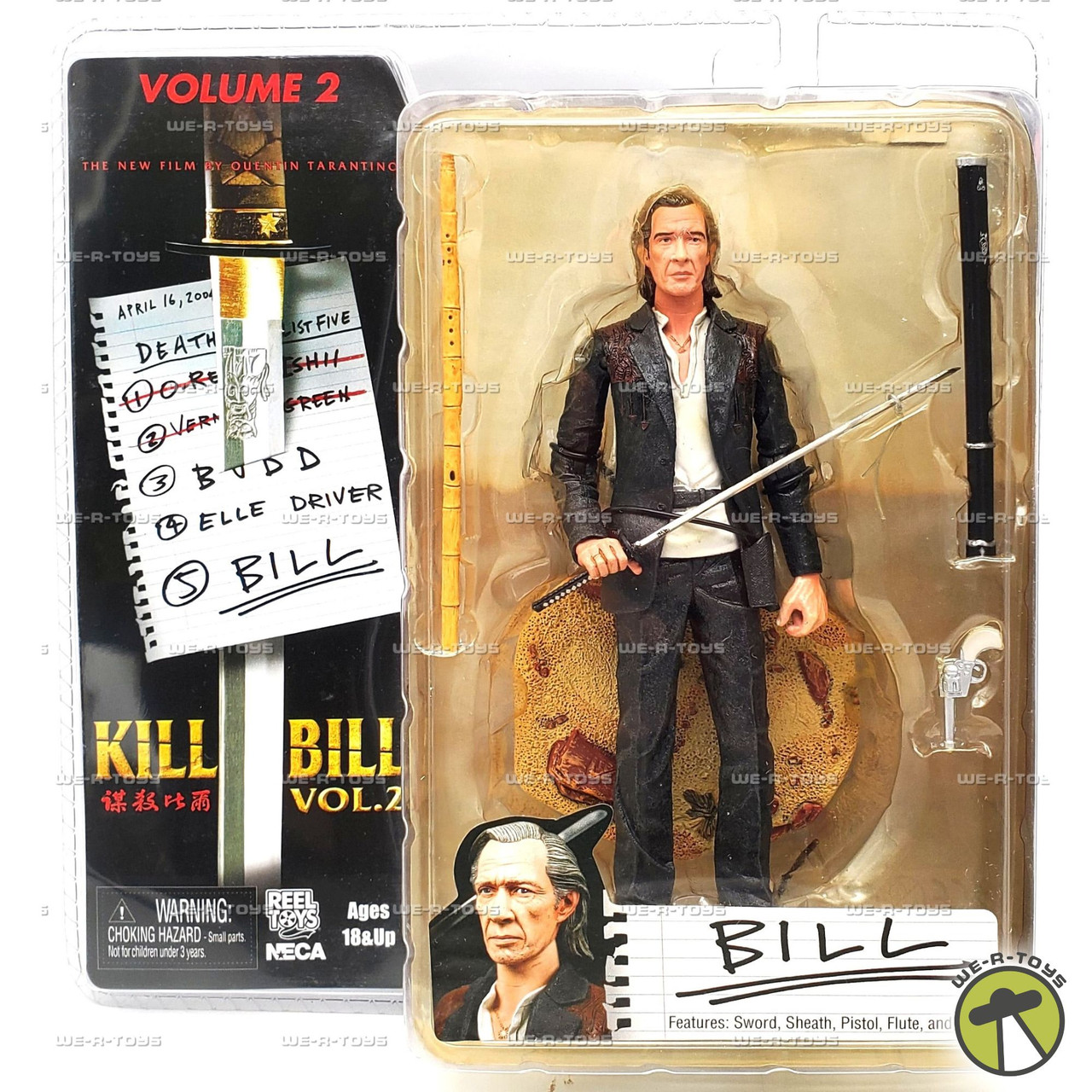 Kill Bill Volume 2 Bill Action Figure 2005 NECA #33353 - We-R-Toys