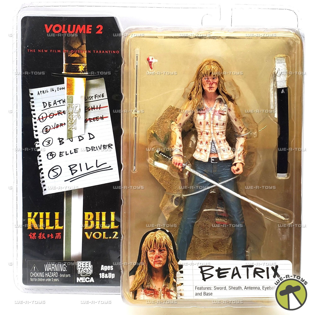 Kill Bill Volume 2 Beatrix Kiddo The Bride Black Mamba Figure 2005 Kill Bill Volume 2 Beatrix Kiddo The Bride Black Mamba Figure 2005