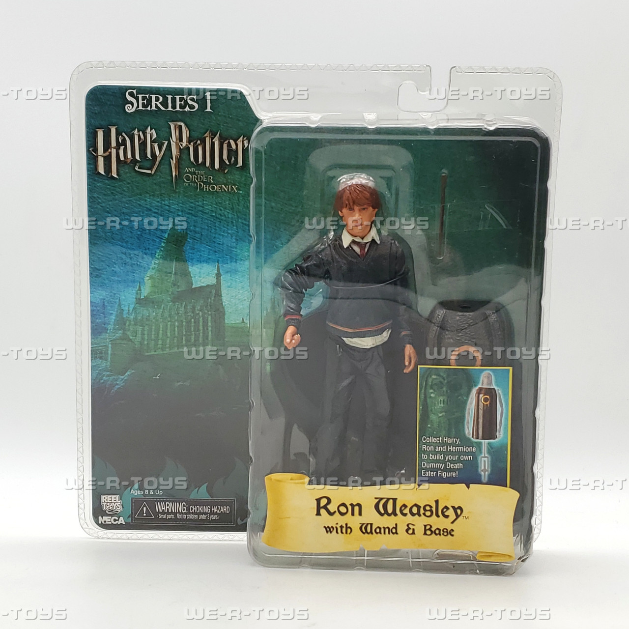 Harry Potter Series 1 Ron Weasley With Wand & Base Action Figure