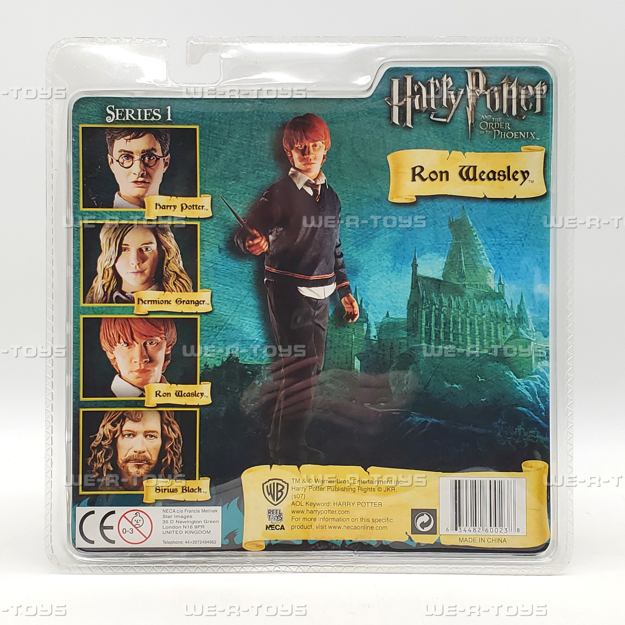 Harry Potter Series 1 Ron Weasley With Wand & Base Action Figure