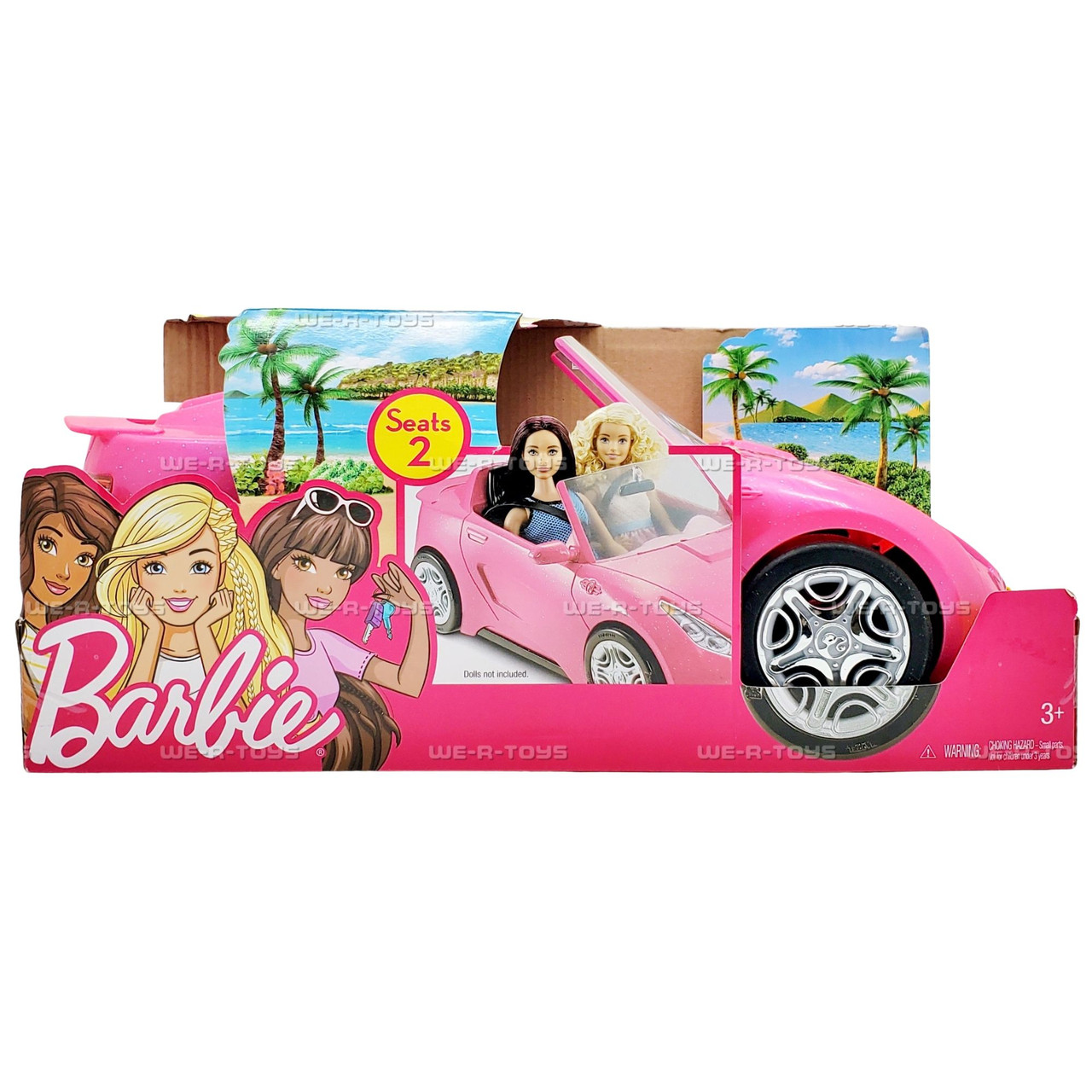 Barbie Convertible Car Pink 2016 Mattel DVX59 - We-R-Toys