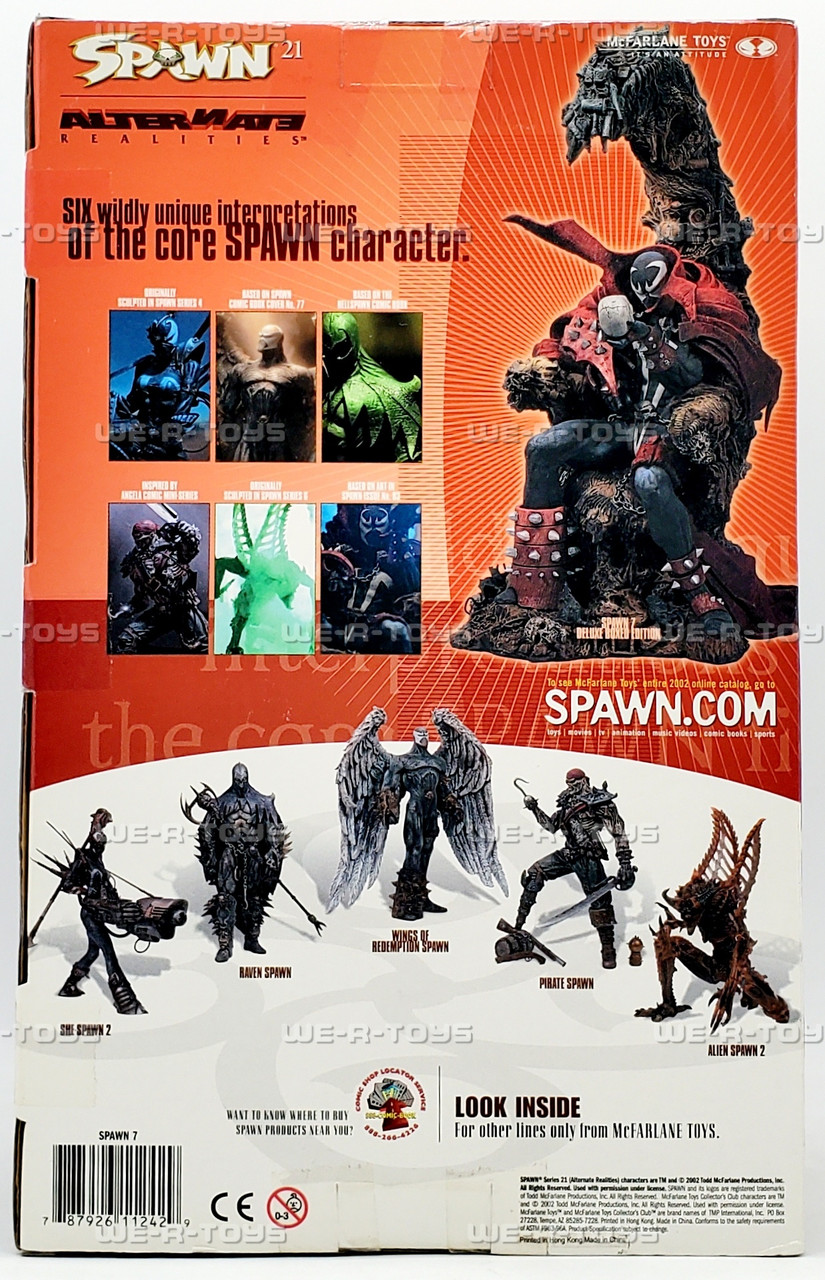 Spawn on Throne Deluxe Figure 2002 McFarlane Toys 11242 - We-R-Toys
