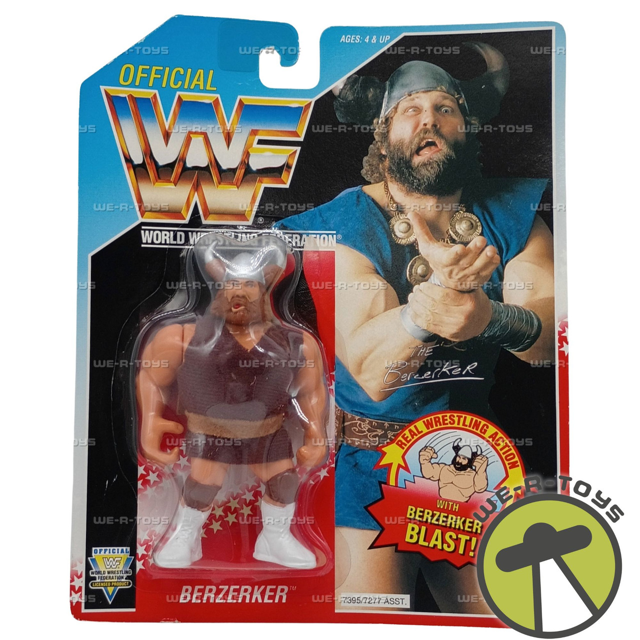 WWF World Wrestling Federation Berzerker Action Figure 1992 Hasbro
