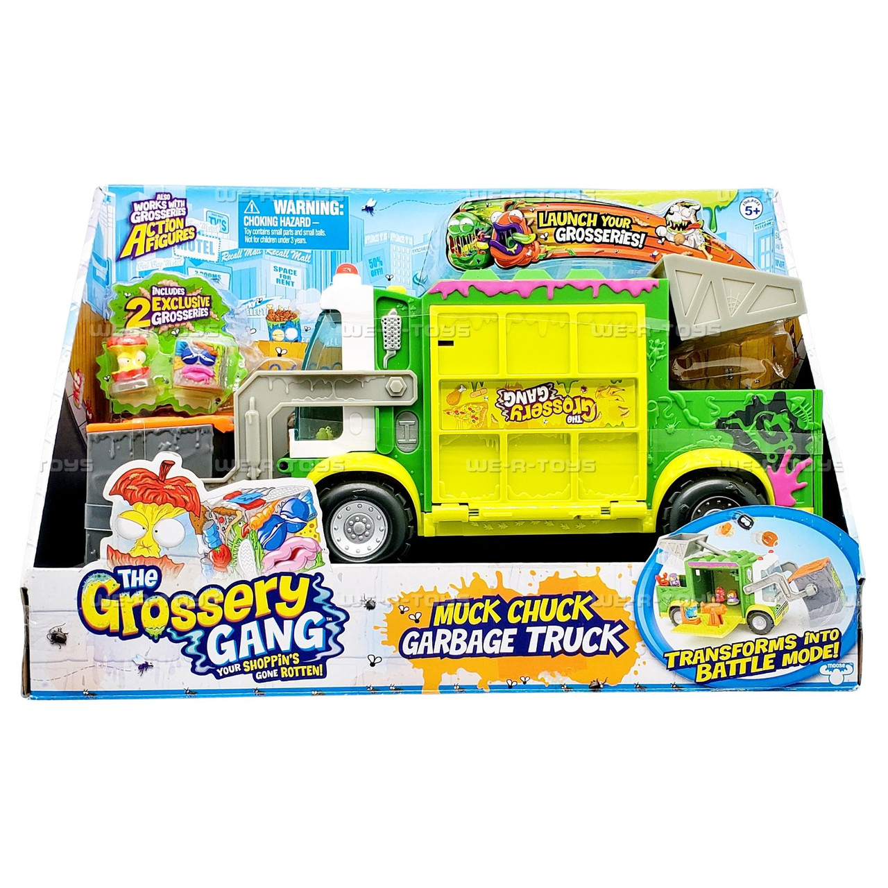 The Grossery Gang Muck Chuck Garbage Truck Moose Toys 69036 - We-R