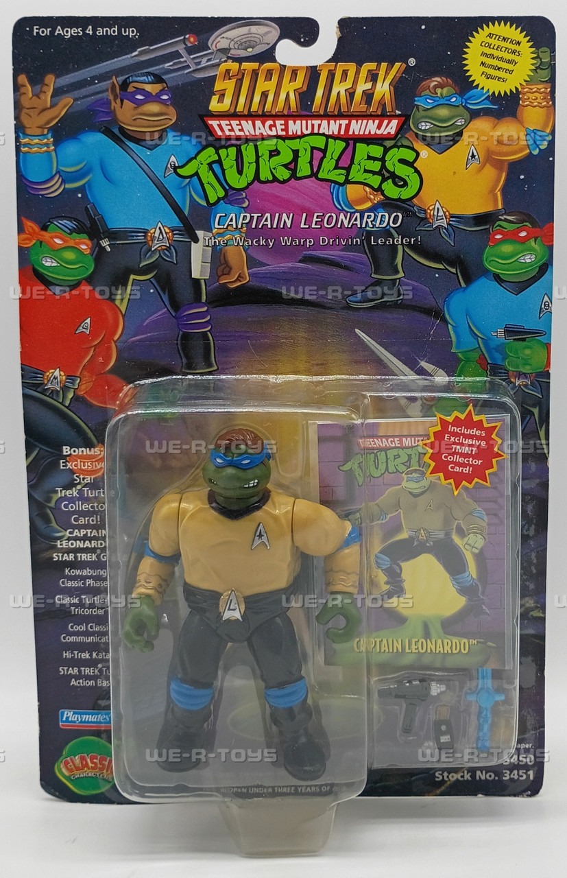 Teenage Mutant Ninja Turtles Star Trek Set of 4 Action Figures